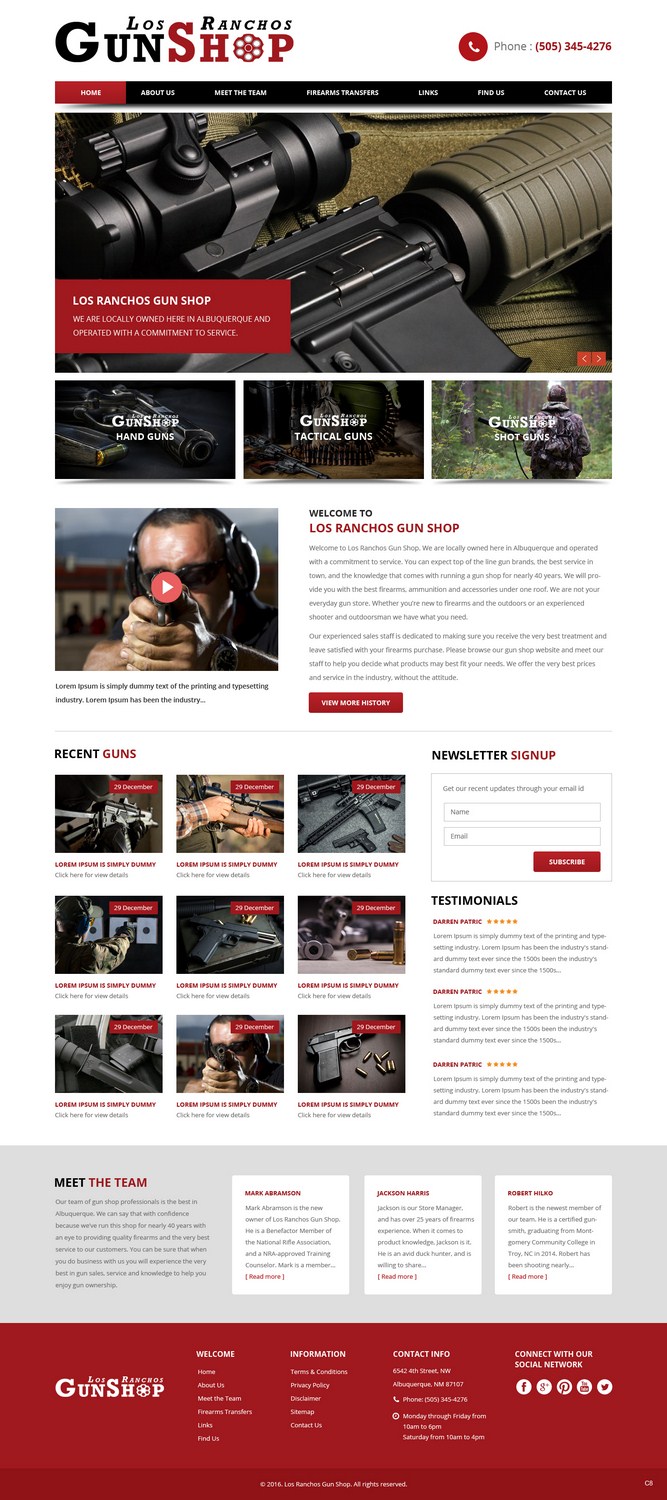 Web Design by pb for Maverick Web Video | Design #9698212