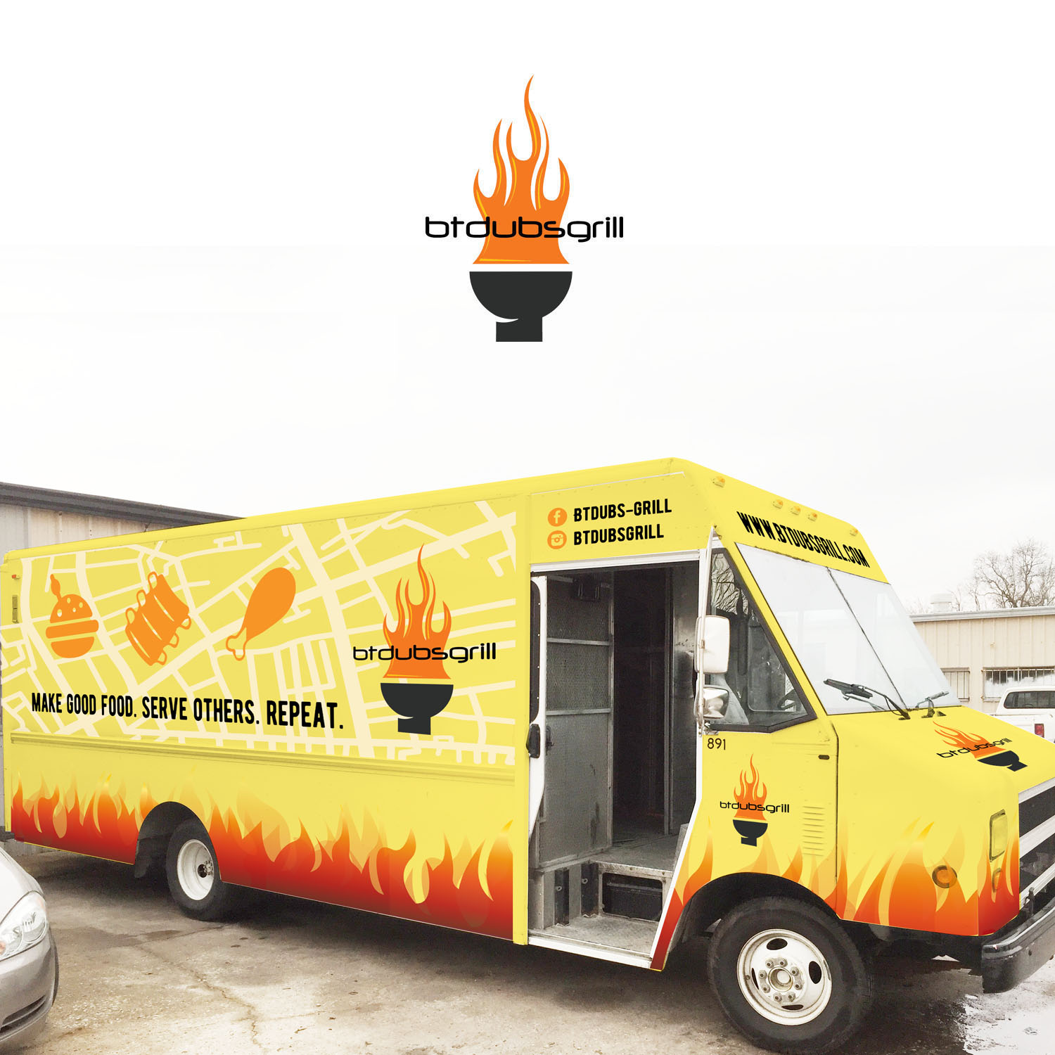 Signage Design by vizzumdesign for btdubsgrill inc. | Design #9537393