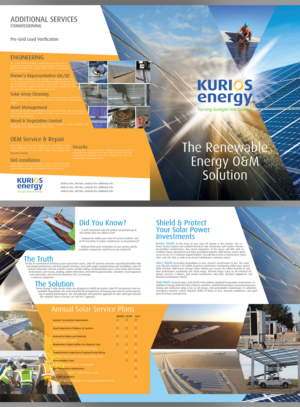 Kurios Energy Commercial Solar Brochure | Brochure Design by INGA DESIGN