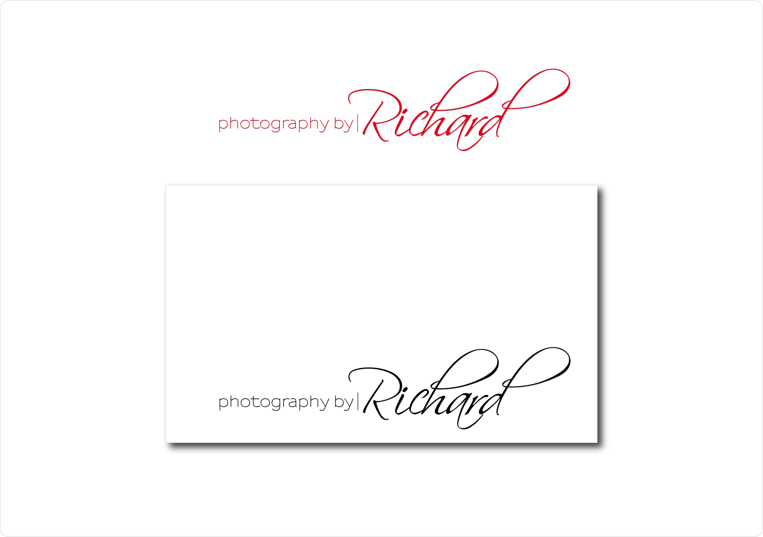Logo Design by thethinkery.co.uk for Photography by Richard | Design #15919