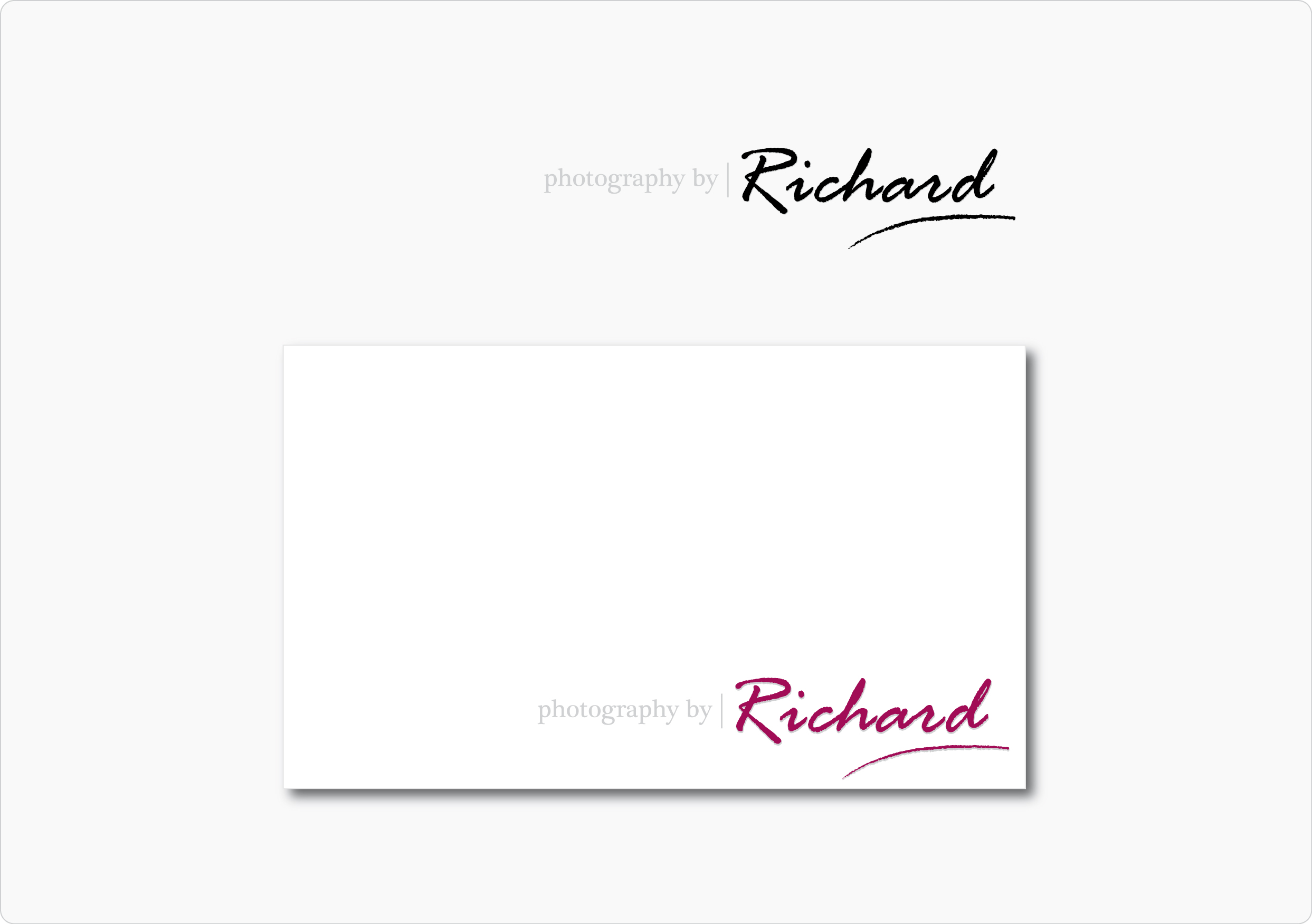 Diseño de Logo por thethinkery.co.uk para Photography by Richard | Diseño #15929