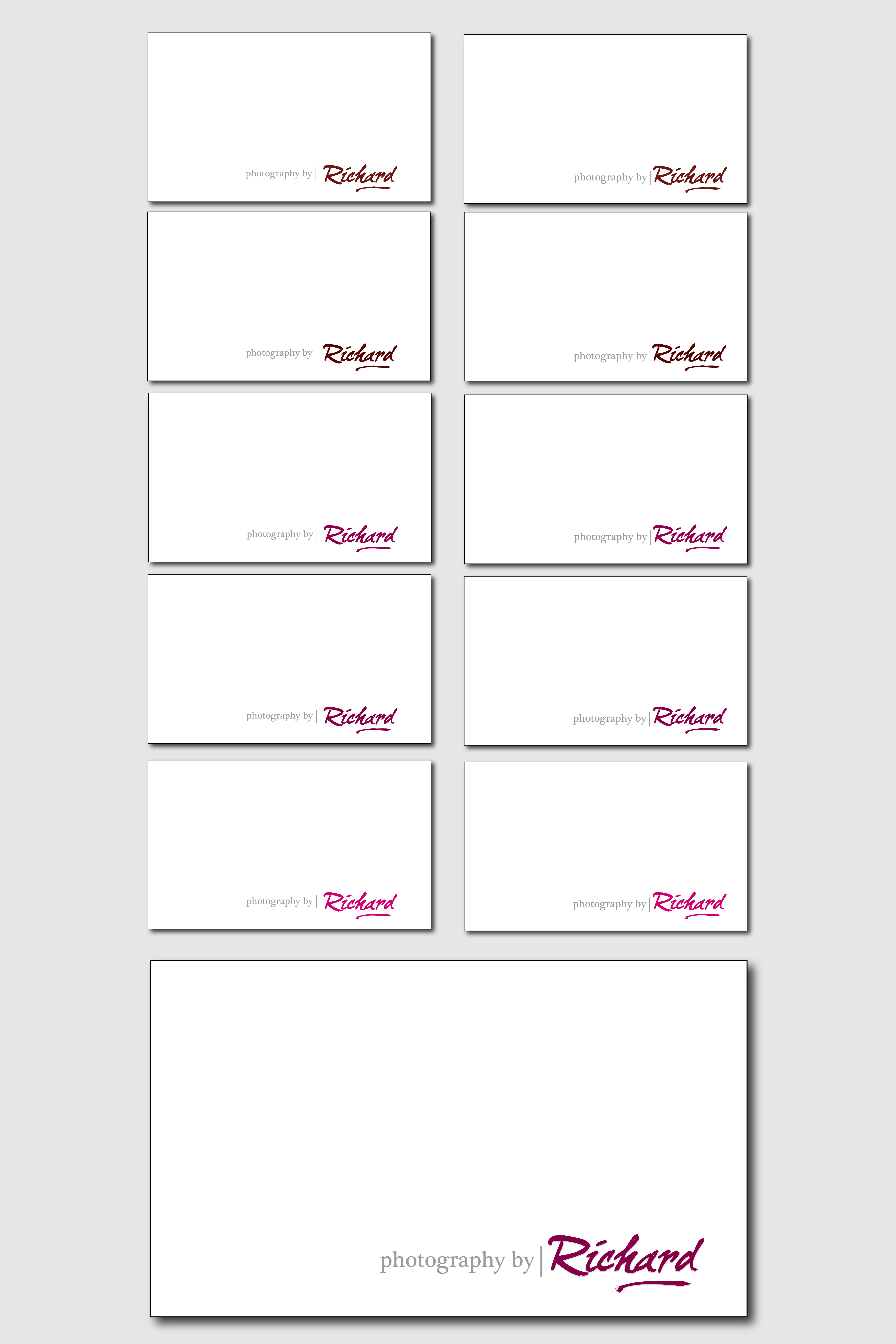 Logo Design by thethinkery.co.uk for Photography by Richard | Design: #16856