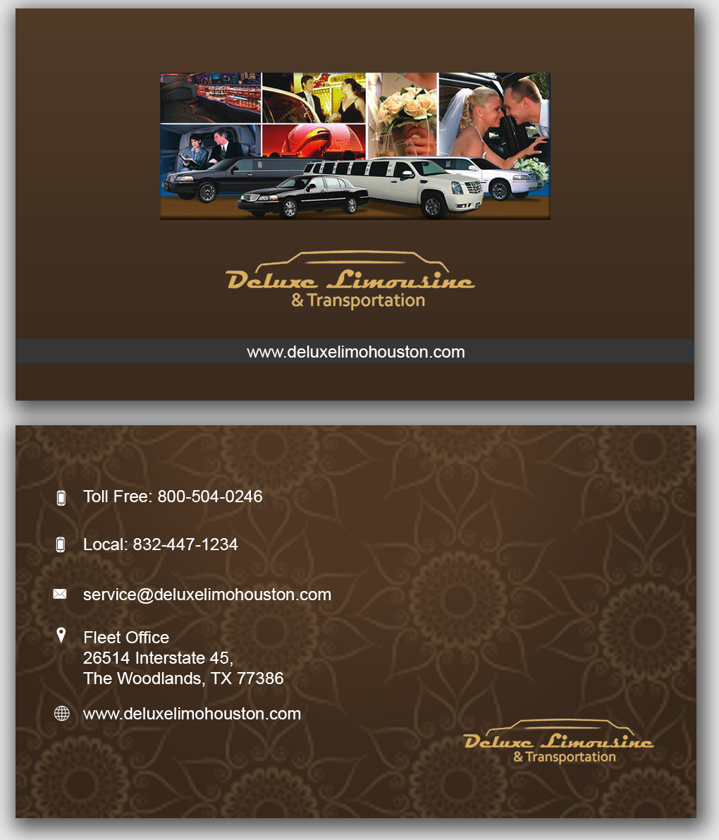 Diseño de Tarjeta de Presentación por pristou para 5 Diamond Transportation & Limo | Diseño #9566710