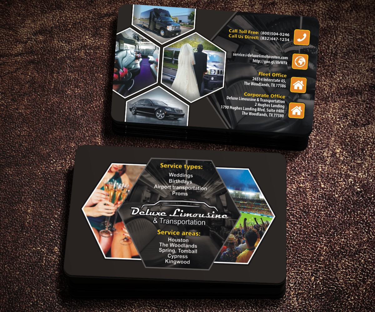 Diseño de Tarjeta de Presentación por Logo Design para 5 Diamond Transportation & Limo | Diseño #9603805