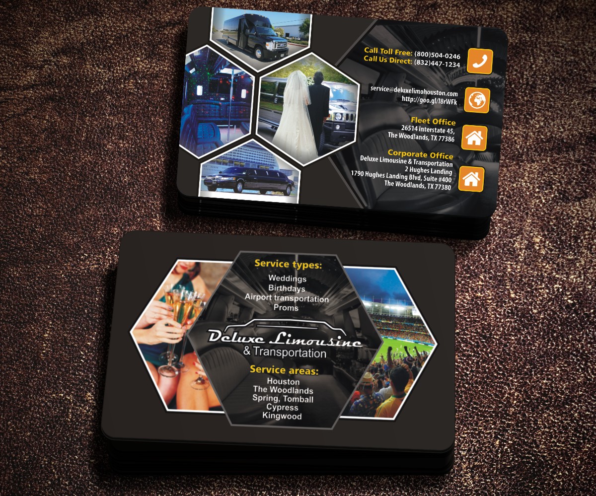 Diseño de Tarjeta de Presentación por Logo Design para 5 Diamond Transportation & Limo | Diseño: #9604074
