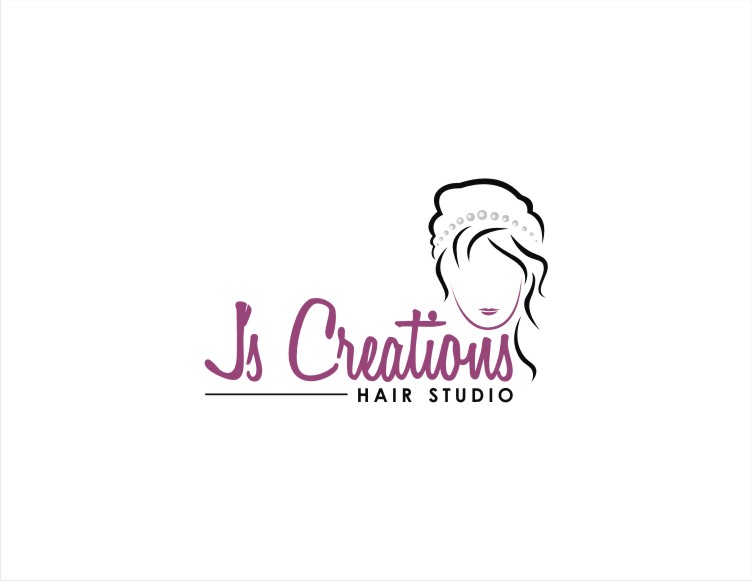 Logo Design by creative.bugs for J's Creations Hair Studio  | Design #9416844