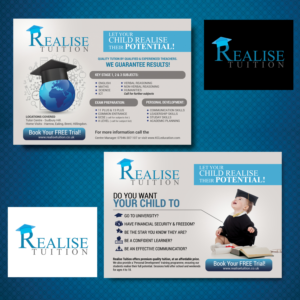 Flyer Design by uk for Realise Tuition | Design: #9423072