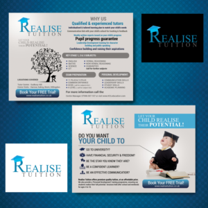 Flyer Design by uk for Realise Tuition | Design: #9477021