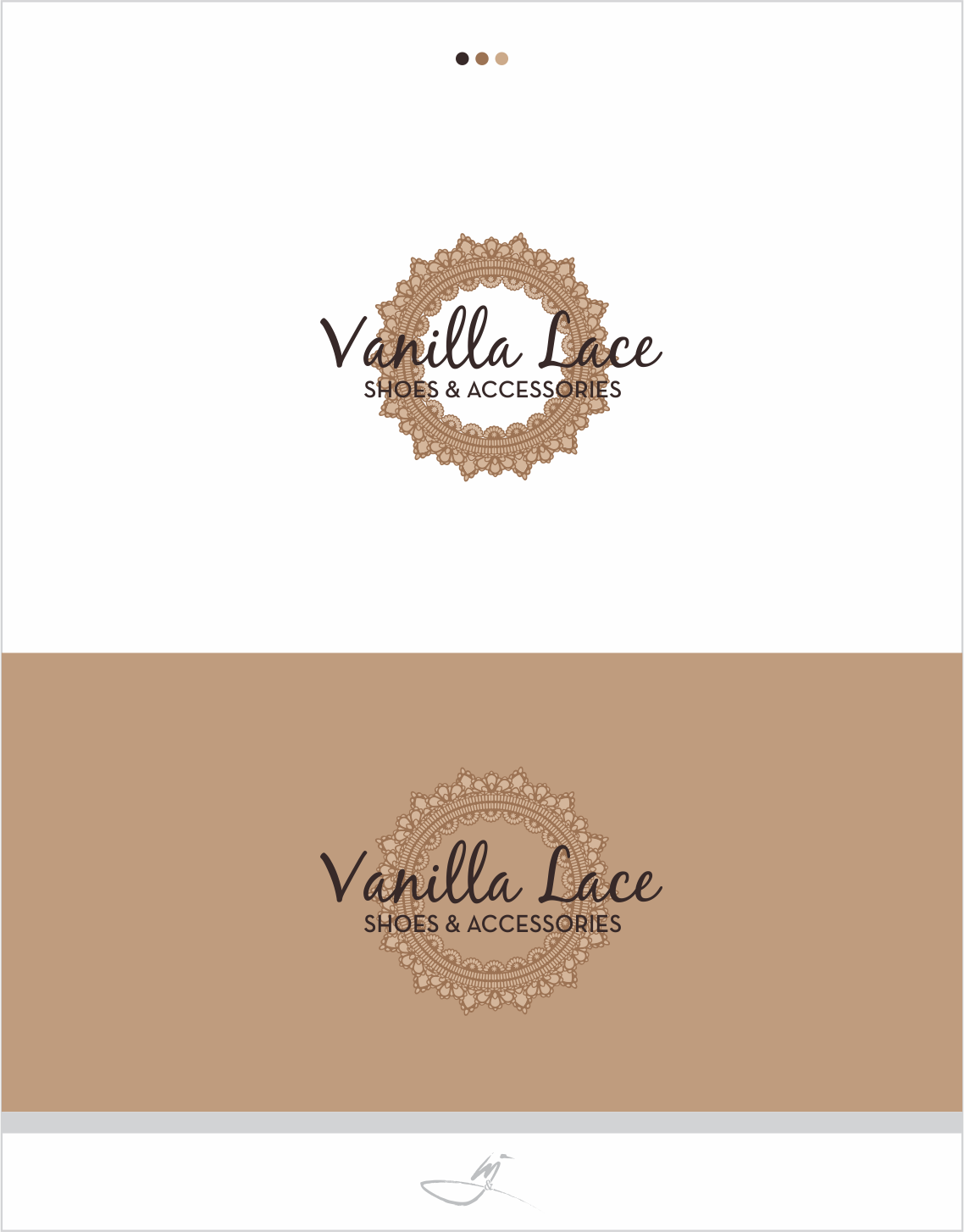 Logo Design by Mimi &amp; Max for Vanilla Lace Shoes & Accessories | Design #9598965
