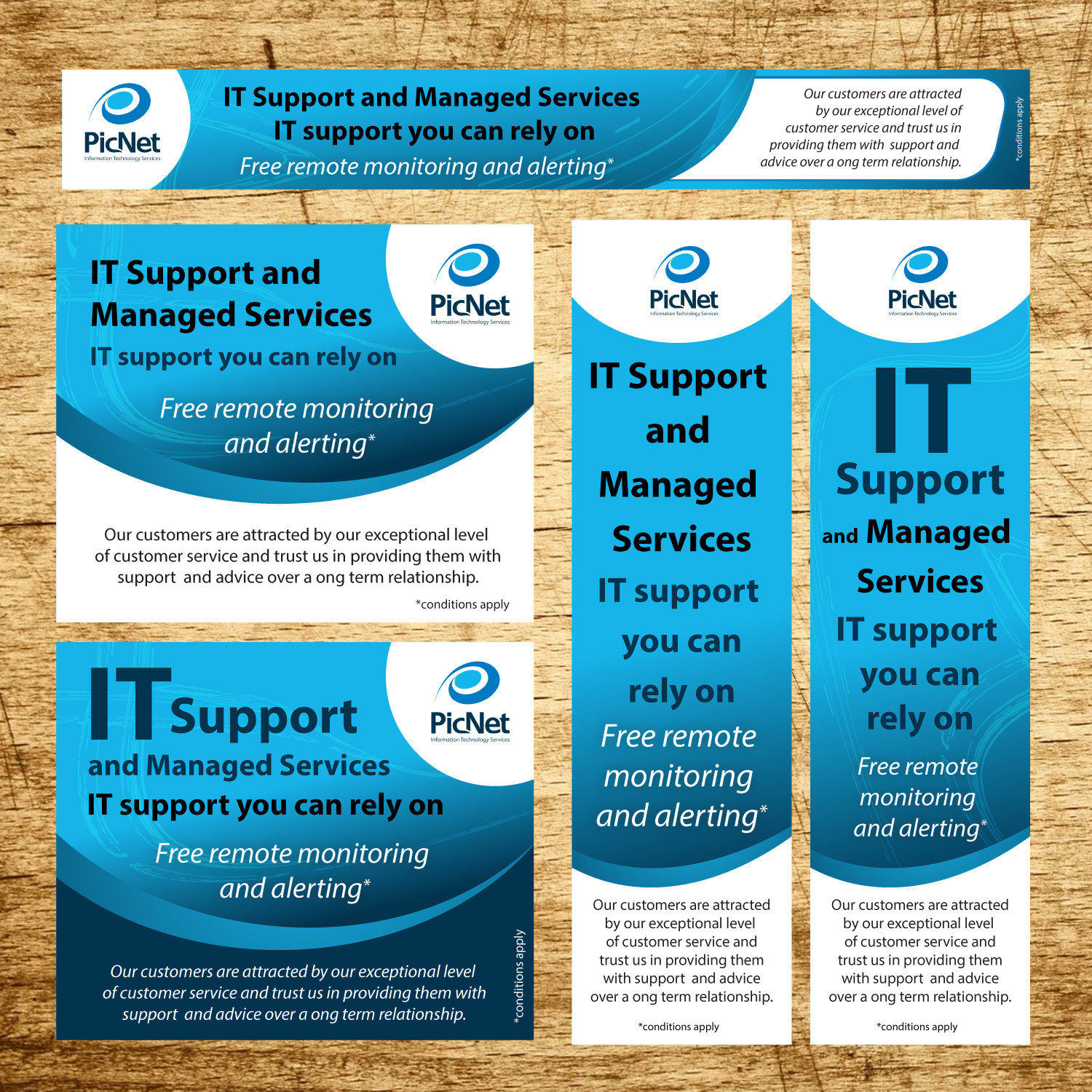 Diseño De Banner Publicitario por GMWIRE para PicNet Pty Ltd | Diseño #9461051