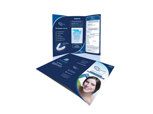 Brochure Design Project: Creative and Bold design for a professional denal appliance cleaner | Brochure Design by Brigitte Melissa B