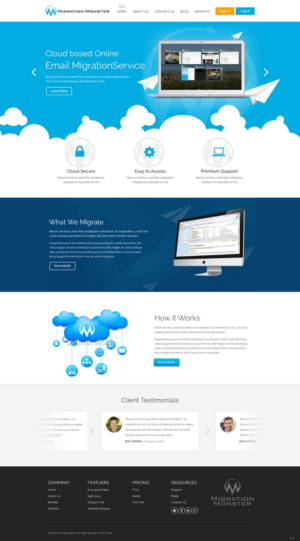 Diseño Web por pb para Migration Monster | Diseño: #9438299