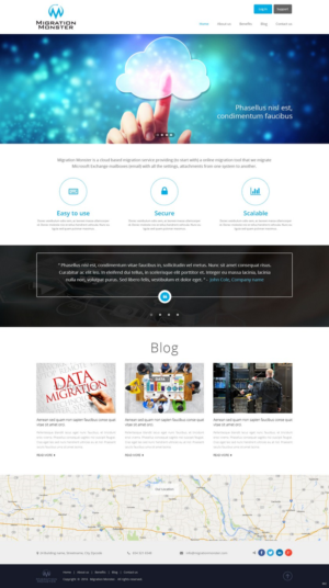 Diseño Web por pb para Migration Monster | Diseño: #9438300