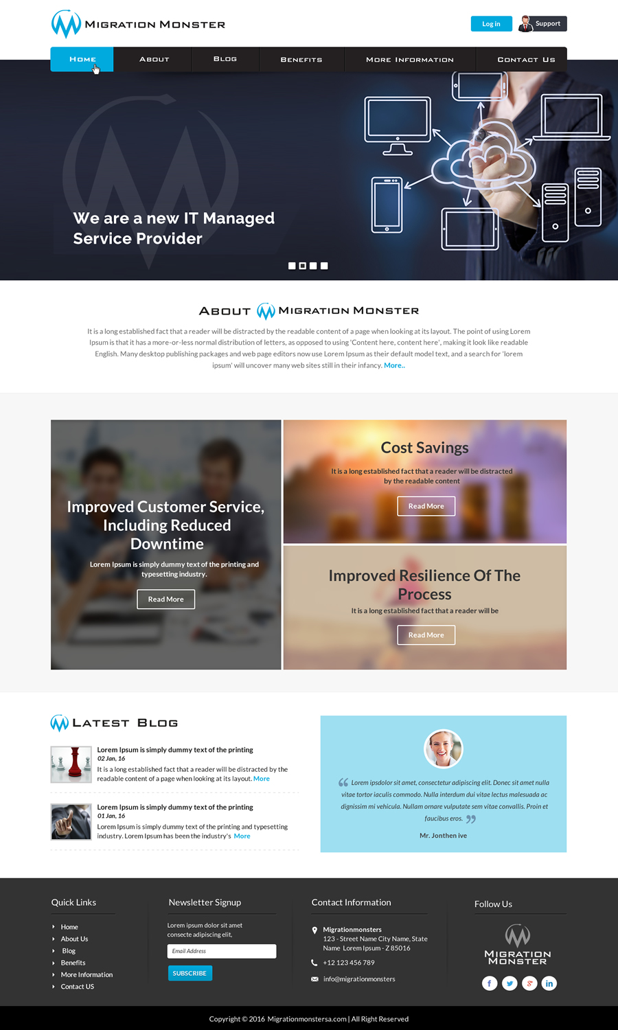 Web Design by Sbss for Migration Monster | Design #9453456