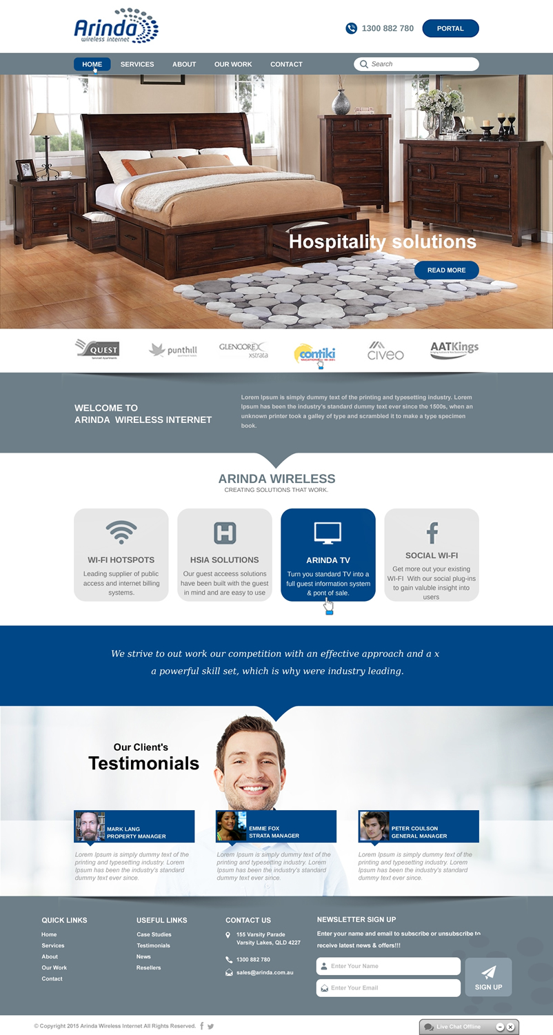 Diseño Web por Sbss para Migration Monster | Diseño #9491038