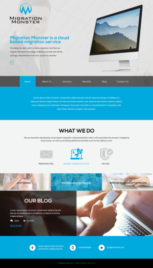 Diseño Web por rightway para Migration Monster | Diseño: #9496793