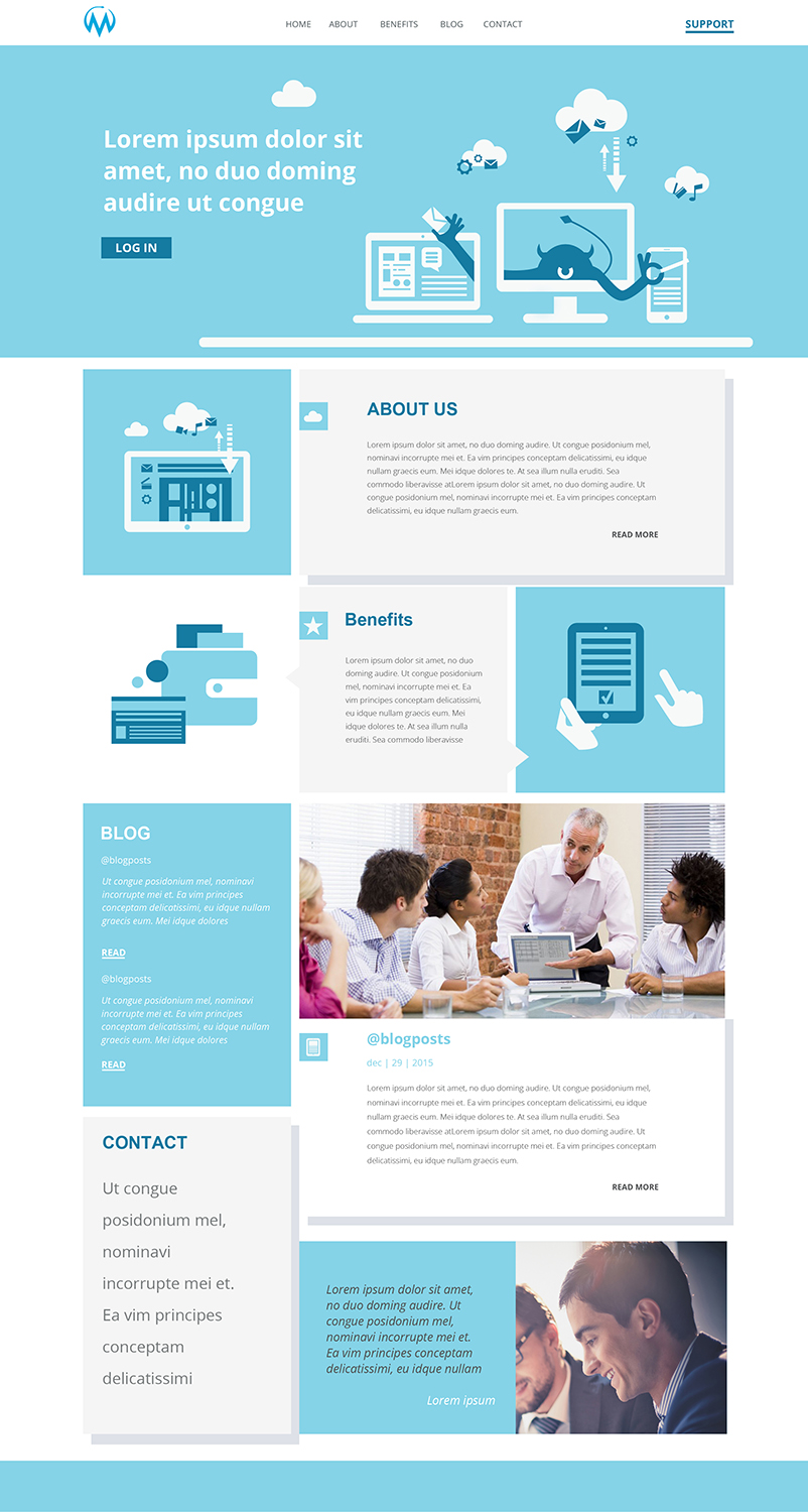 Diseño Web por dii para Migration Monster | Diseño #9458931