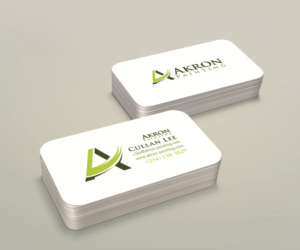 Business Card for Akron Painting  | Business Card Design by R M