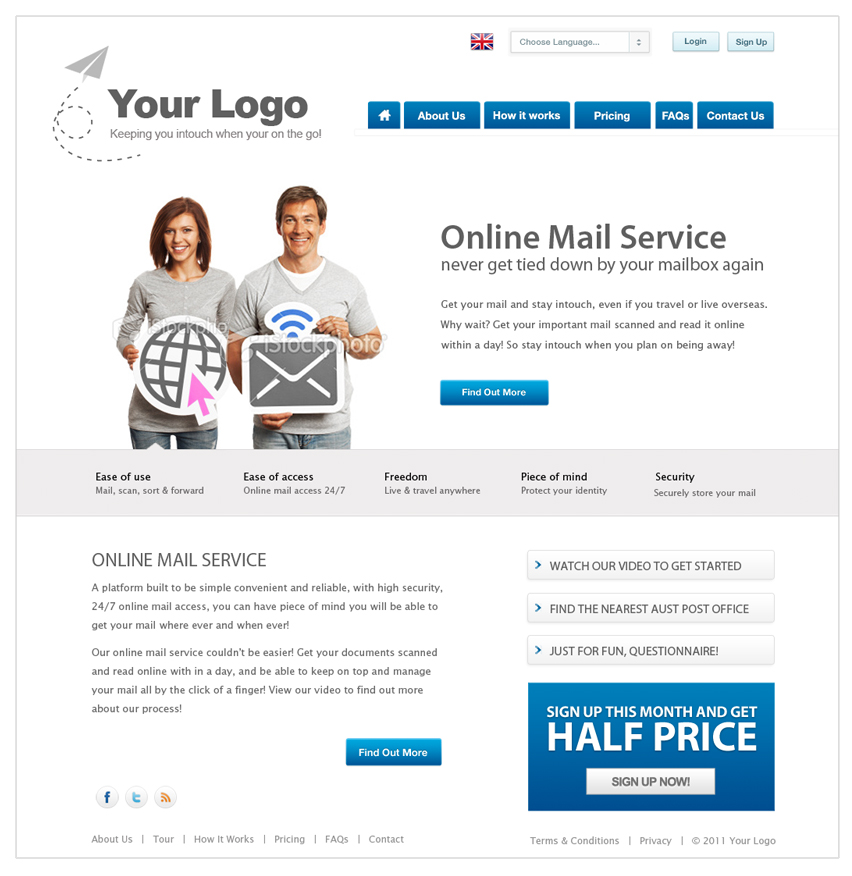 Web Design by Papersky for this project | Design: #434736