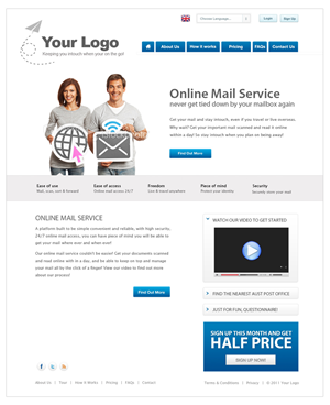 Web Design by Papersky for this project | Design: #434739