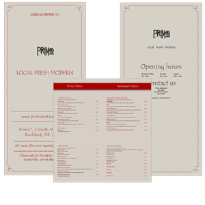 Menu Design Project