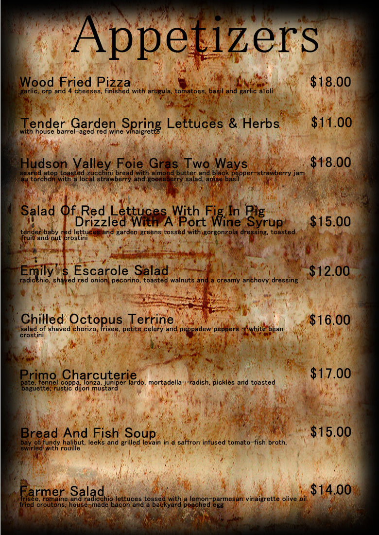 Menu Design by Bilal Wasim for this project | Design #2067542