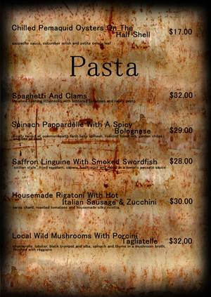 Menu Design by Bilal Wasim for this project | Design: #2067545