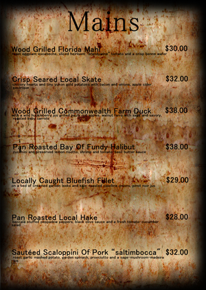 Menu Design by Bilal Wasim for this project | Design: #2067547