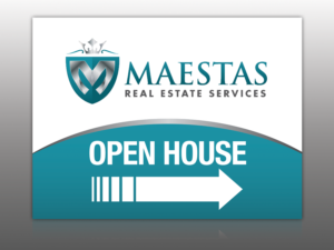 Signage Design by Mon01 for Maestas Real Estate Services  | Design: #9440632
