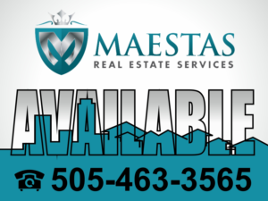 Signage Design by Maestroto for Maestas Real Estate Services  | Design: #9437236