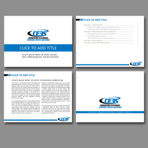 PowerPoint Design by kousik for Cumberland Electronics | Design: #9427277