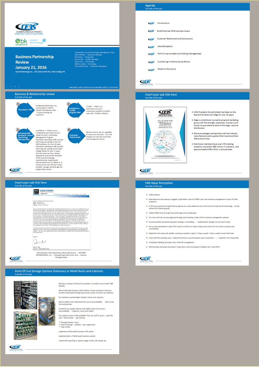 Diseño de PowerPoint por rkailas para Cumberland Electronics | Diseño #9445806