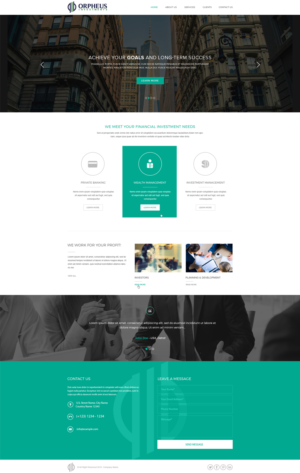 Orpheus Investments Website Design | Web-Design von Vikram M