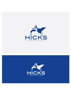 Logo-Design von CanDoDesign für Hicks plumbing and maintenance  | Design: #9422441
