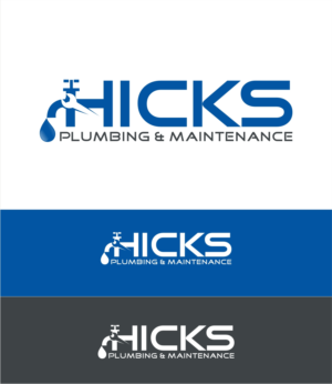Logo-Design von creative.bugs für Hicks plumbing and maintenance  | Design: #9424468