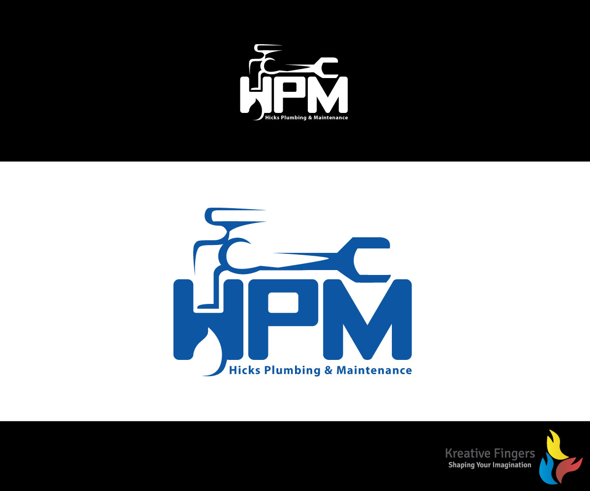 Logo Design by Kreative Fingers for Hicks plumbing and maintenance  | Design #9429839