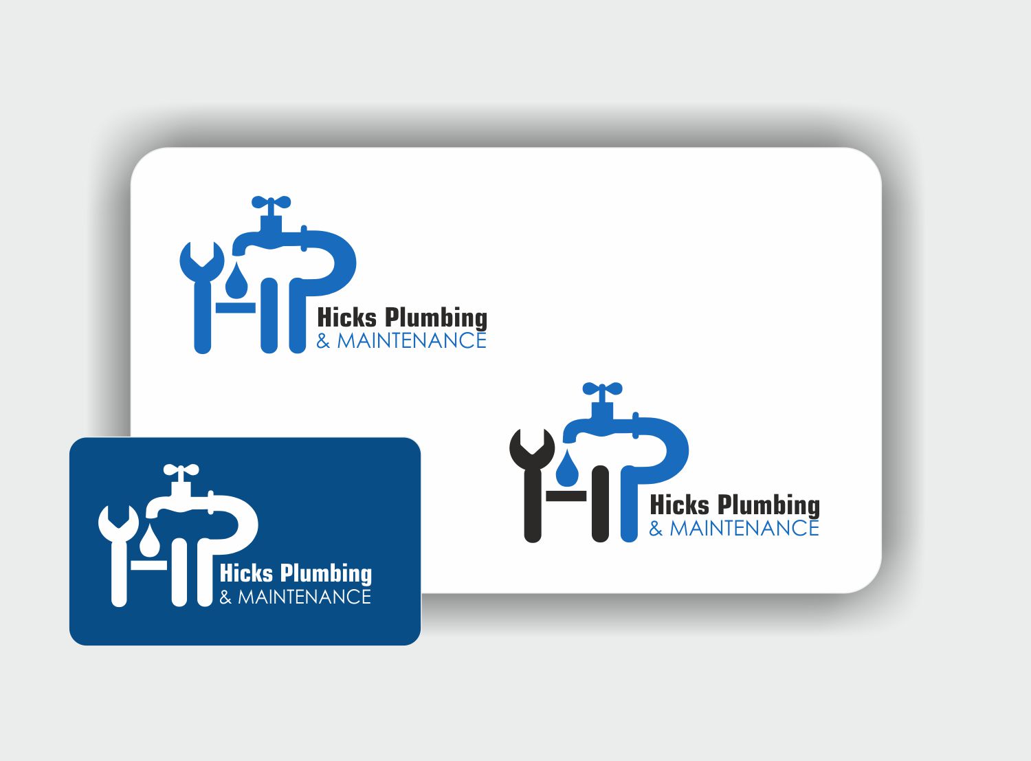 Logo Design by IneseRo for Hicks plumbing and maintenance  | Design #9426365