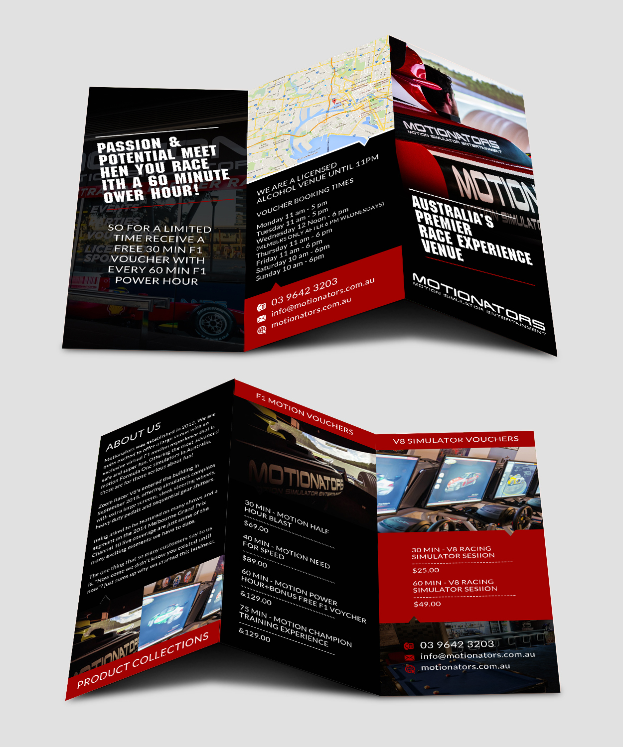 Flyer-Design von Kishaloy_D für F1 EXPERIENCE PTY LTD | Design #9466722