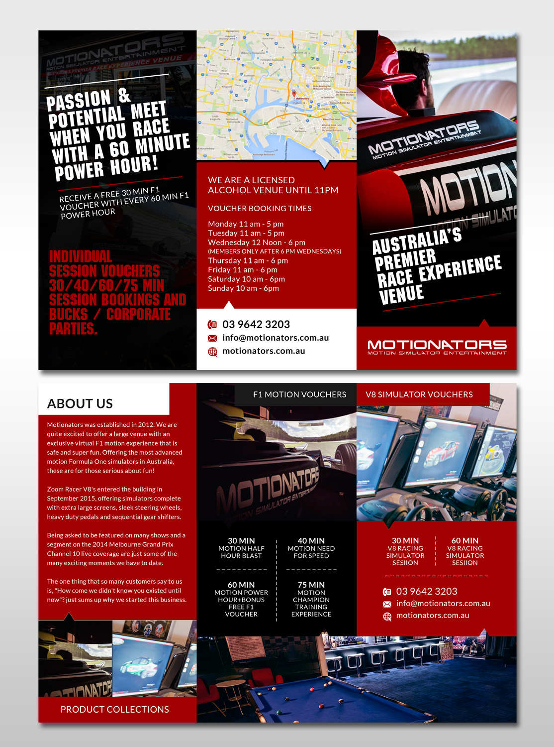 Flyer-Design von Kishaloy_D für F1 EXPERIENCE PTY LTD | Design #9547134