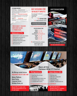 Flyer Design by ecorokerz for F1 EXPERIENCE PTY LTD | Design: #9545296