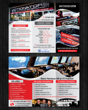 Flyer Design by ecorokerz for F1 EXPERIENCE PTY LTD | Design: #9559465