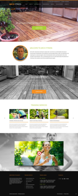 Diseño Web por pb para Arch Fitness & Health | Diseño: #9480728