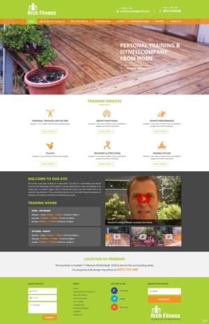 Diseño Web por pb para Arch Fitness & Health | Diseño: #9480731