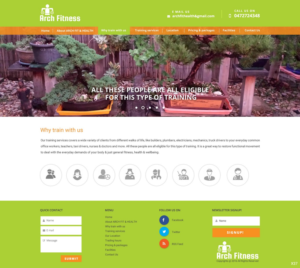Diseño Web por pb para Arch Fitness & Health | Diseño: #9480732