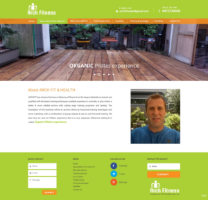 Diseño Web por pb para Arch Fitness & Health | Diseño: #9480733