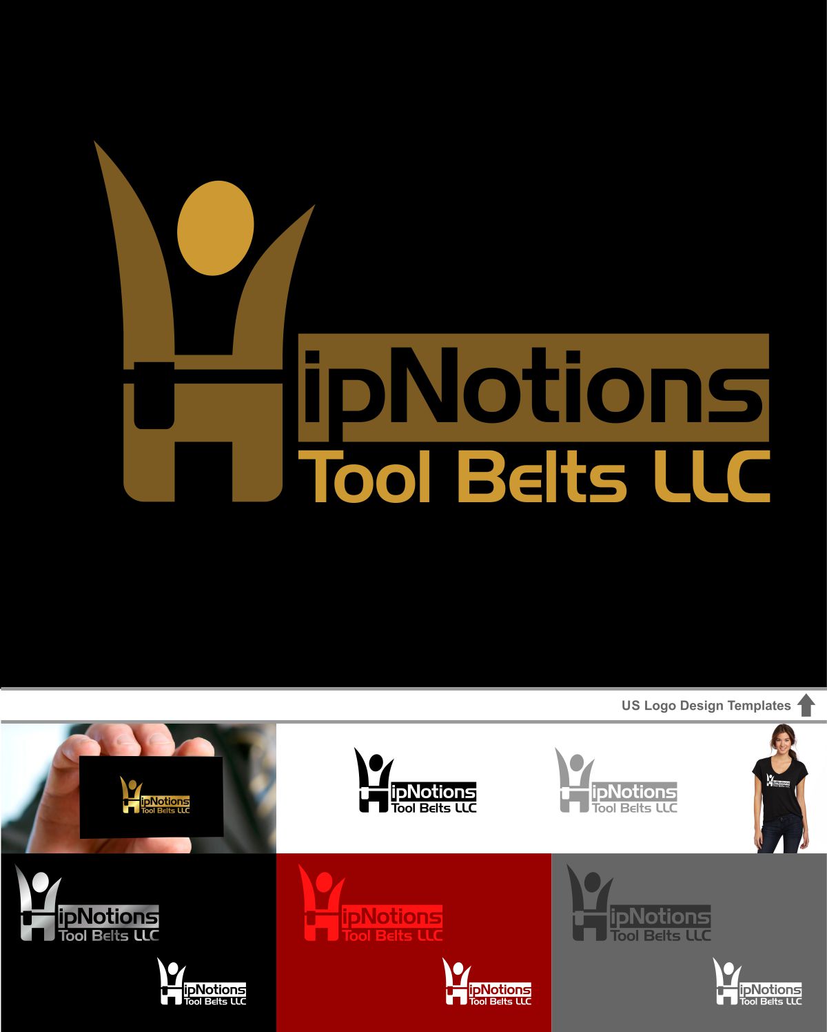 Logo Design by DesignMX (Renan Mejia) for HipNotions Tool Belts, LLC | Design #9445710
