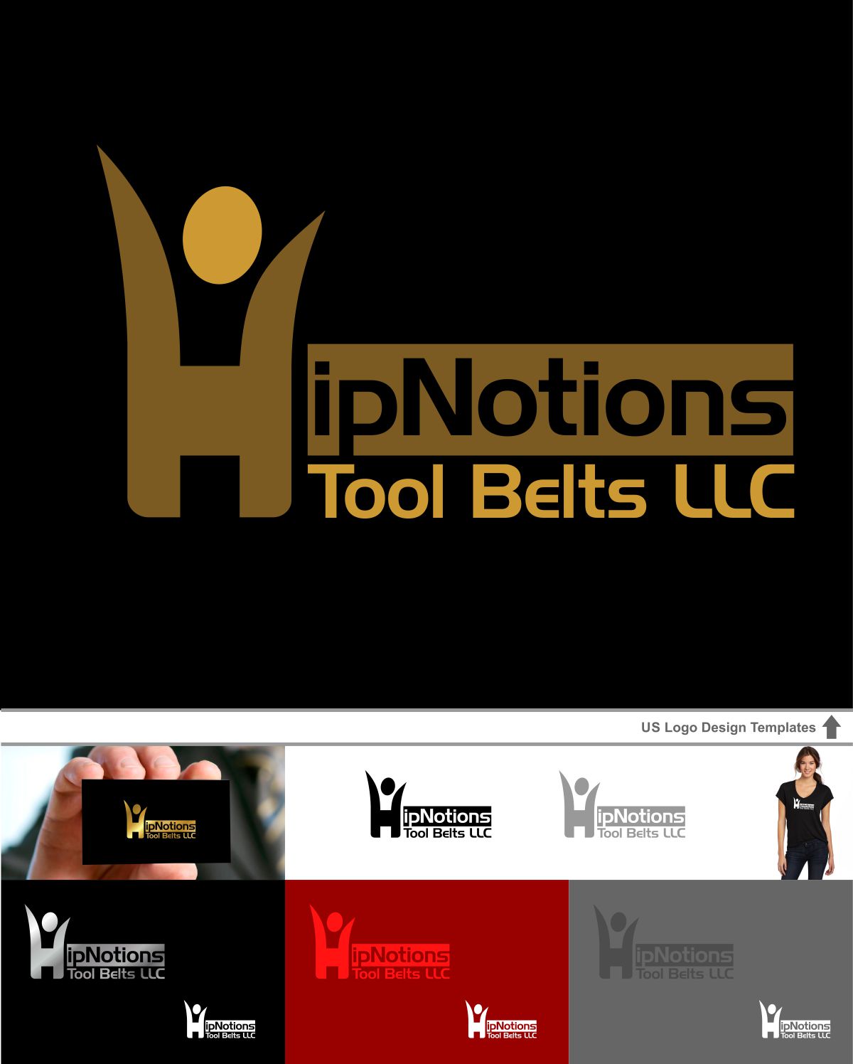 Logo Design by DesignMX (Renan Mejia) for HipNotions Tool Belts, LLC | Design #9445711