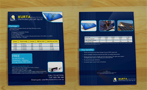 Flyer Design for Electrical and Solar Services Company | Flyer Design by Soluciones Creativas
