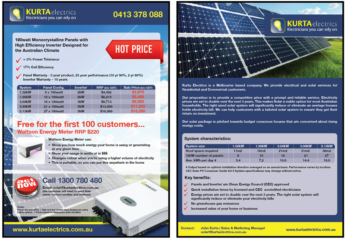Design de Flyer par i4 Graphics Pty Ltd pour ce projet | Design #421539