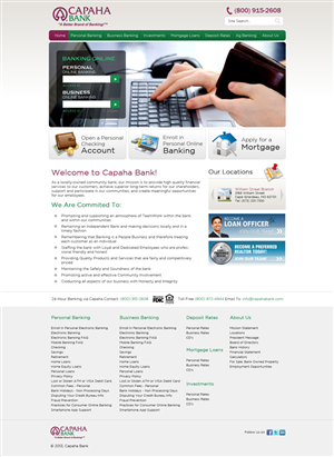 Web Design by customflash for this project | Design #2066469